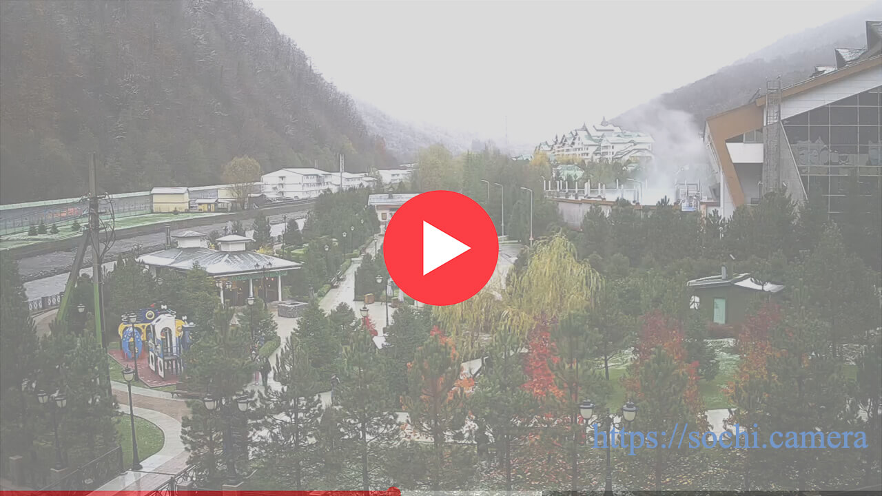 Парк рядом с РЦ «Галактика»: фото с веб-камеры.