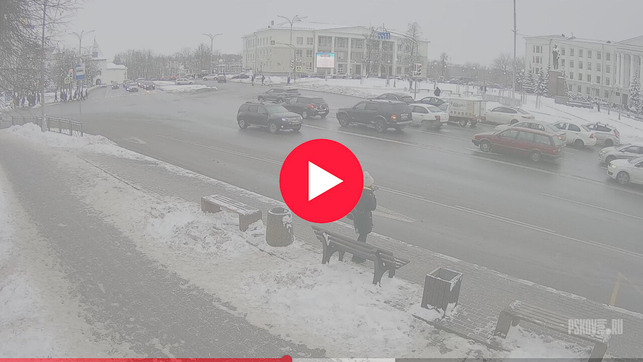 Площадь Ленина: фото с веб-камеры.