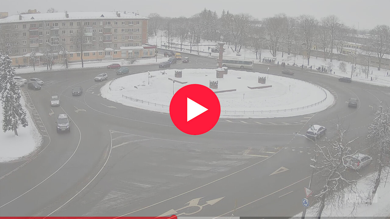 Площадь Победы: фото с веб-камеры.