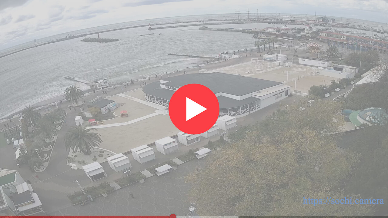 Пляж «Маяк», западная сторона: фото с веб-камеры.