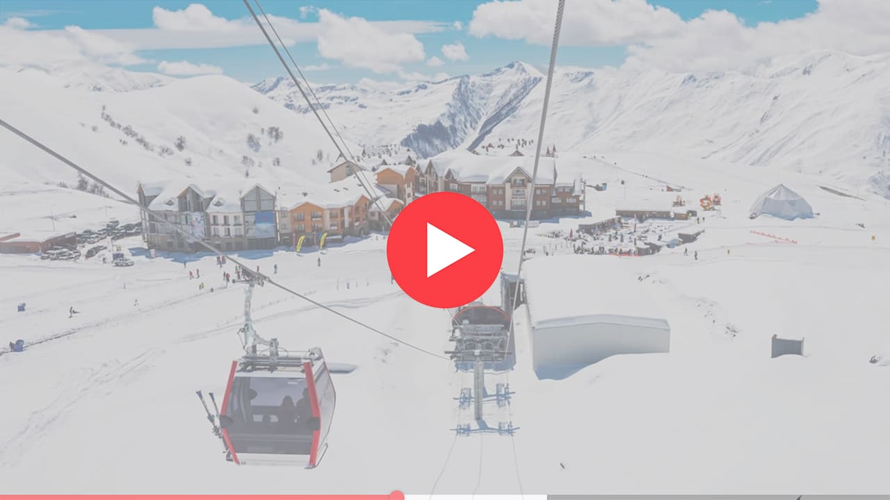 Фото на горнолыжном курорте Гудаури.